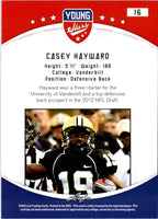2012 Leaf Young Stars Casey Hayward #16