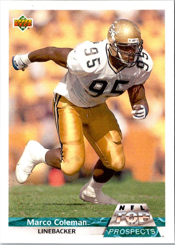 1992 Upper Deck Gold Marco Coleman #G6