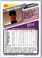 1993 Topps Steve Reed #461 Gold Foil