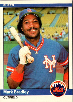 1984 Fleer Mark Bradley #581 Rookie