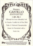 2015 Topps Gypsy Queen Rusney Castillo