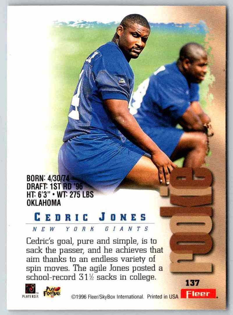 1991 Fleer Ultra Cedric Jones