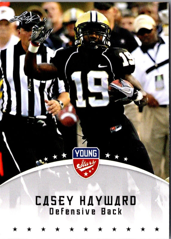 2012 Leaf Young Stars Casey Hayward #16