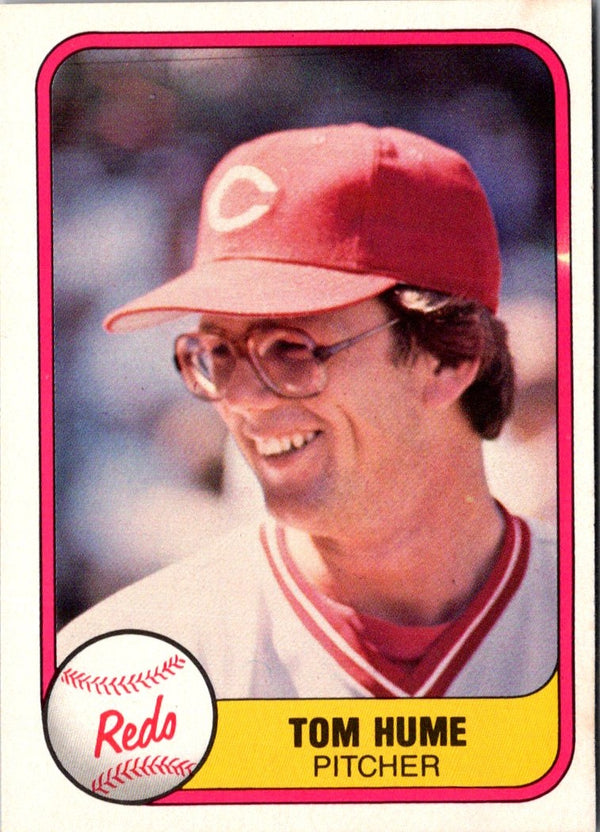 1981 Fleer Tom Hume #211