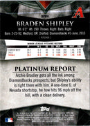 2014 Bowman Platinum Prospects Braden Shipley