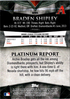 2014 Bowman Platinum Prospects Braden Shipley #BPP4