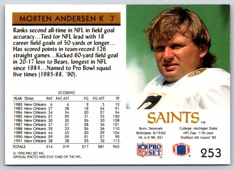 1992 Proset Morten Andersen