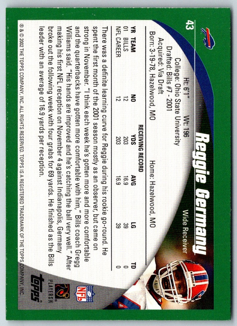 2002 Topps Reggie Germany