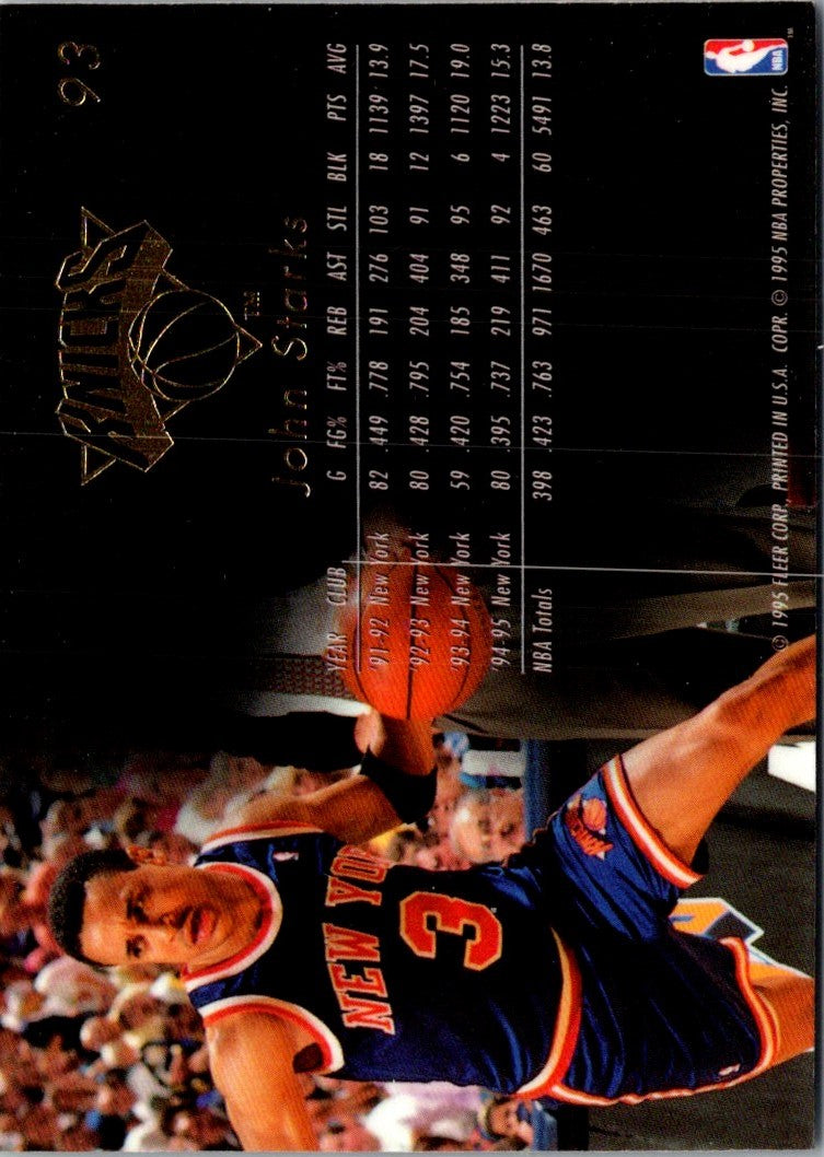 1995 Flair John Starks