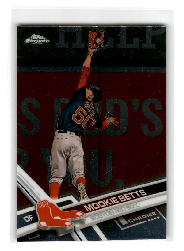 2017 Topps Chrome Mookie Betts #199