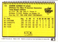 1991 ProCards Darrin Garner #185