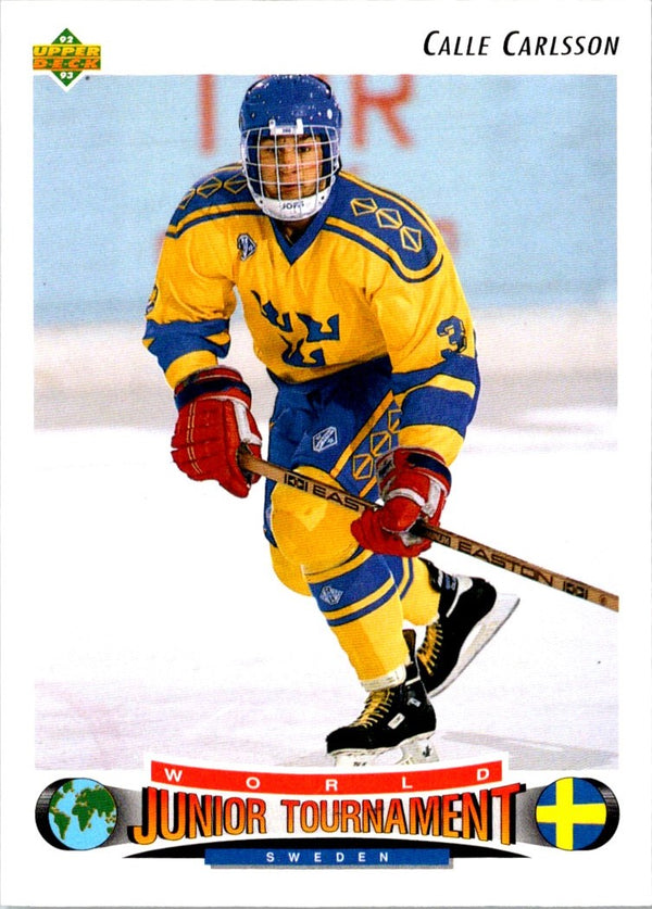 1992 Upper Deck Calle Carlsson #228 Rookie