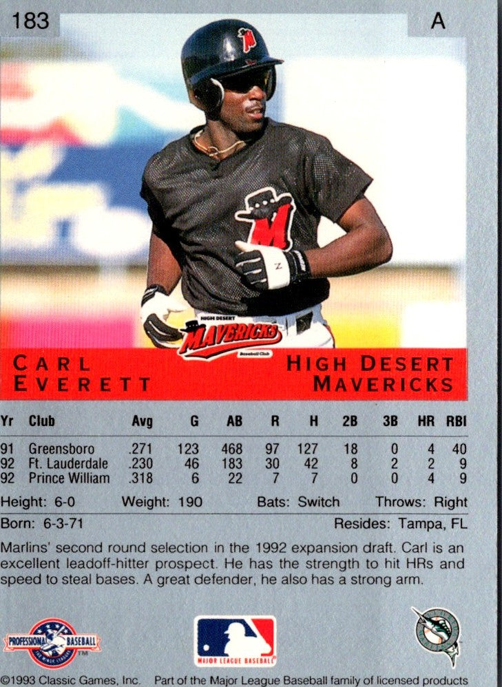 1993 Classic Best Carl Everett