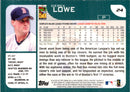 2001 Topps Derek Lowe