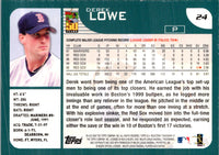 2001 Topps Derek Lowe #24