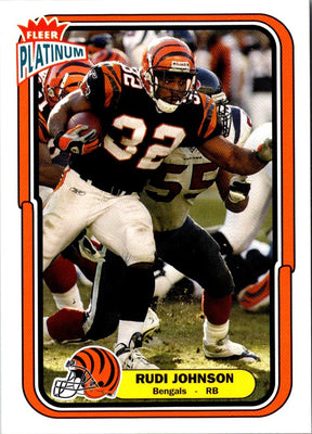 2004 Fleer Platinum Rudi Johnson #114