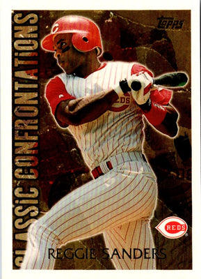 1996 Topps Classic Confrontations Reggie Sanders #CC7