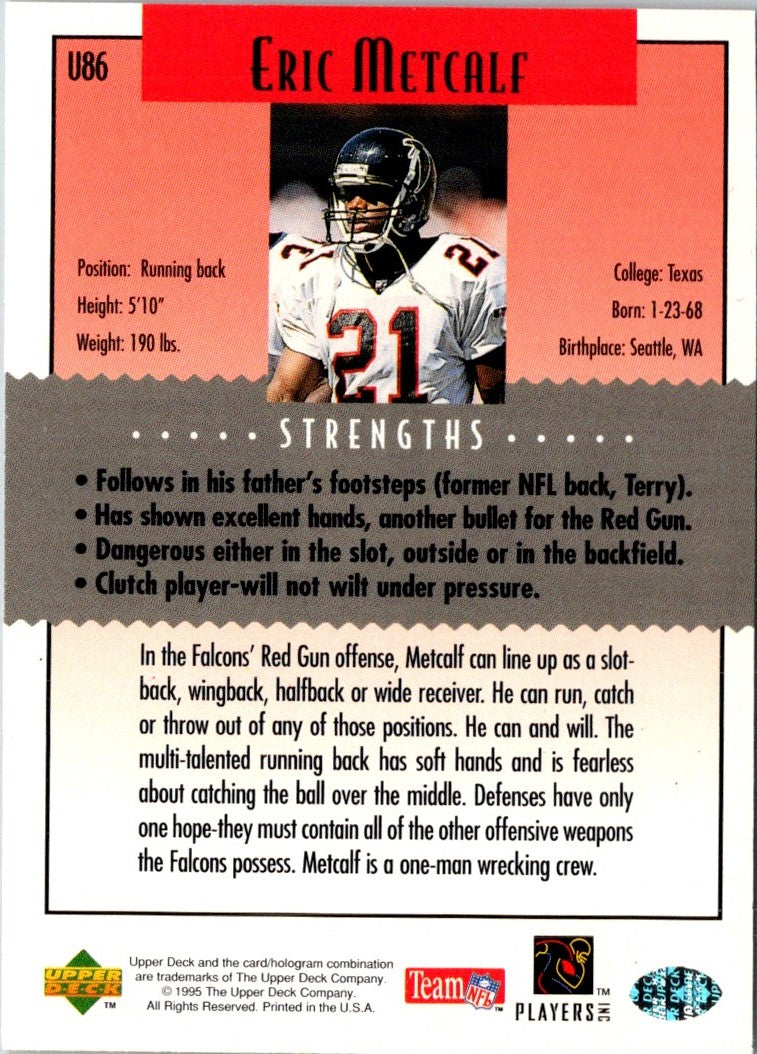 1995 Collector's Choice Update Eric Metcalf