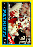 1986 Topps Patriots Team Leaders #29 NM+