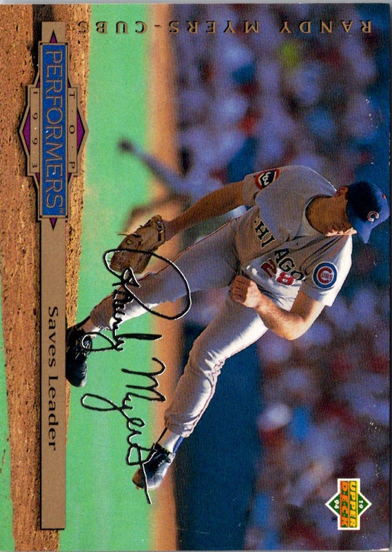 1993 Collectors choice Randy Myers #9