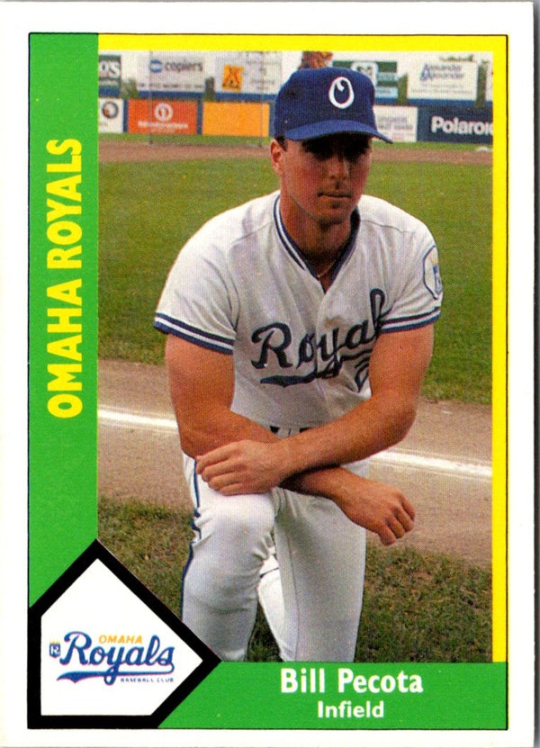 1990 CMC Omaha Royals Bill Pecota #16