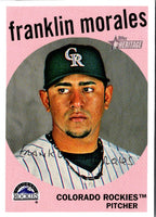 2008 Topps Heritage Franklin Morales #379