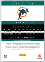 2012 Panini Prestige Lamar Miller #243 Rookie