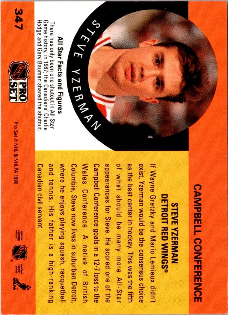 1990 Pro Set Steve Yzerman