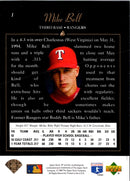 1994 Upper Deck All-Time Heroes Next In Line Mike Bell