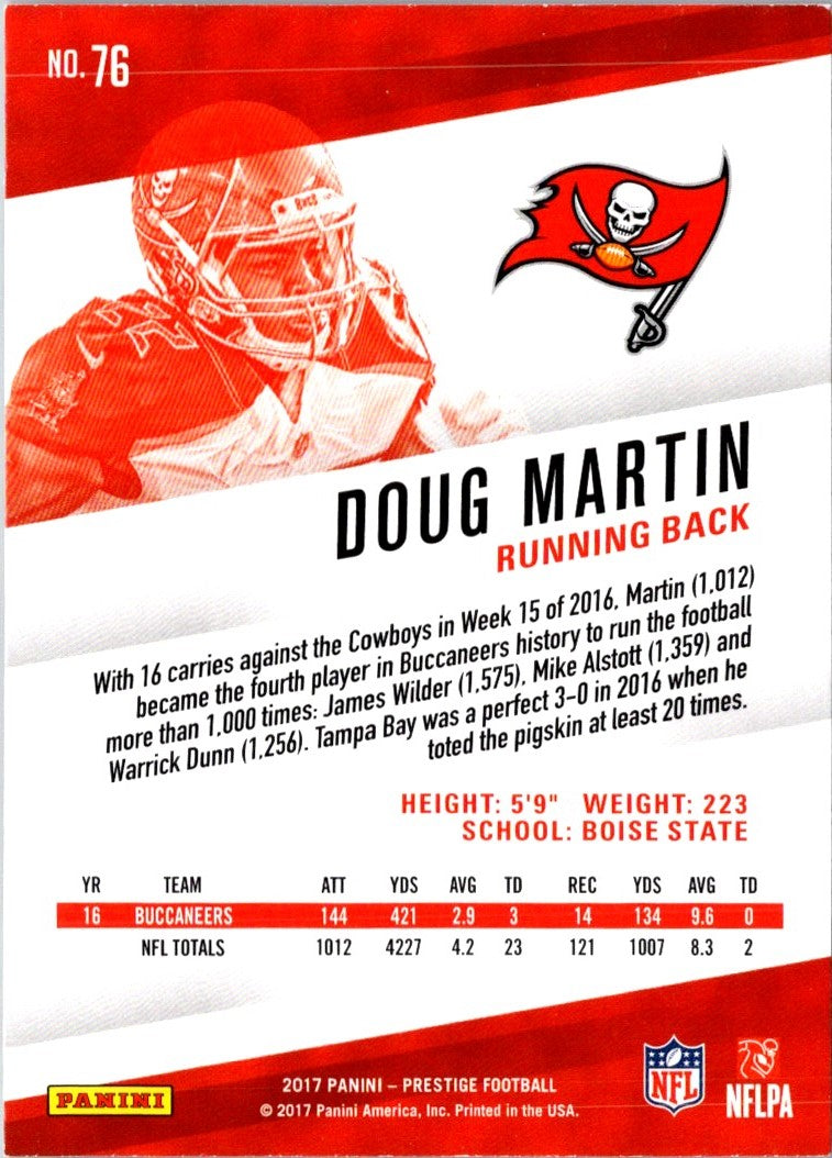 2017 Panini Prestige Doug Martin