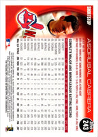 2010 Topps Asdrubal Cabrera #243