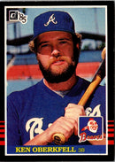 1985 Donruss Ken Oberkfell