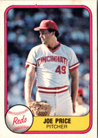 1981 Fleer Joe Price #210 Rookie