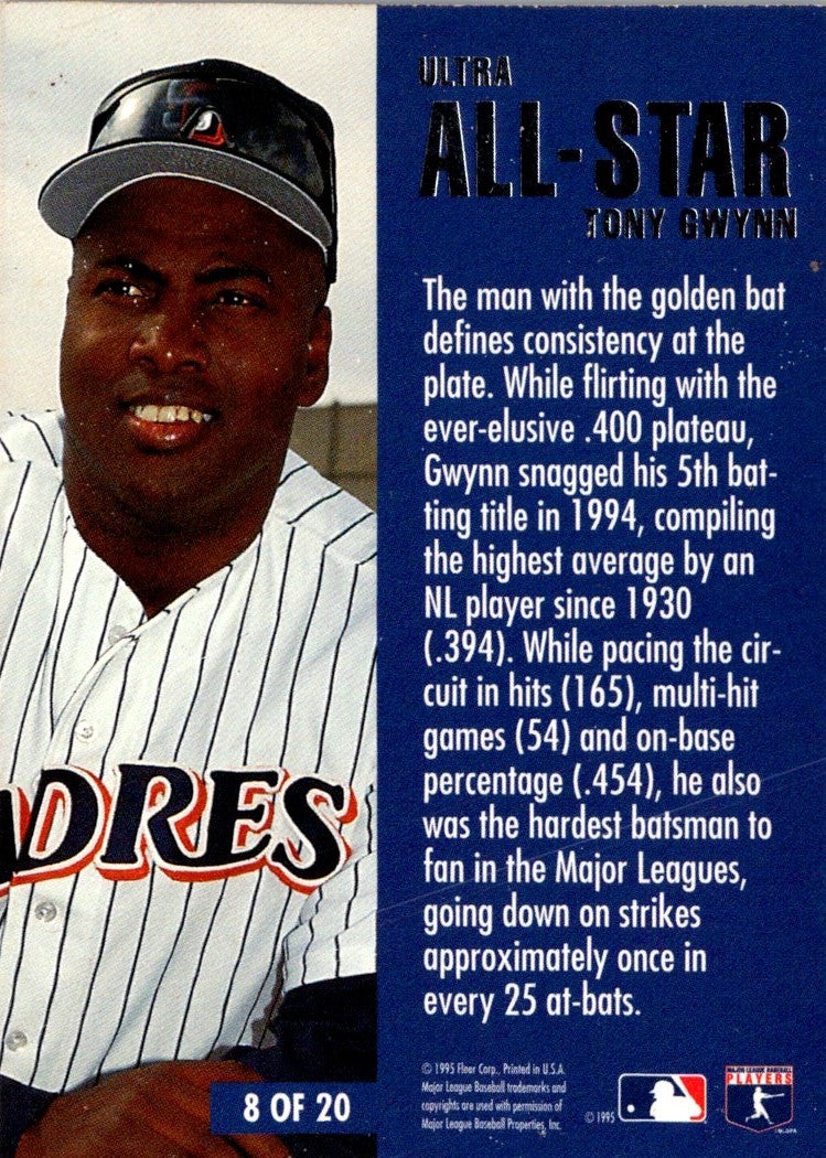 1995 Ultra All-Stars Tony Gwynn