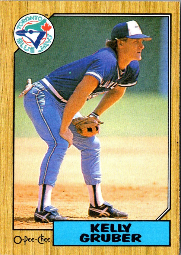 1987 O-Pee-Chee Kelly Gruber #191