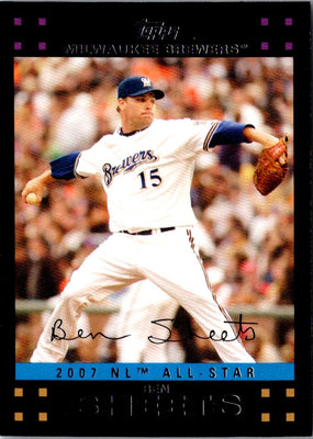 2007 Topps Updates & Highlights Ben Sheets #UH246