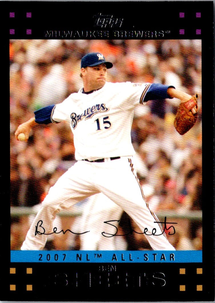 2007 Topps Updates & Highlights Ben Sheets