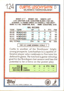 1992 Topps Curtis Leschyshyn