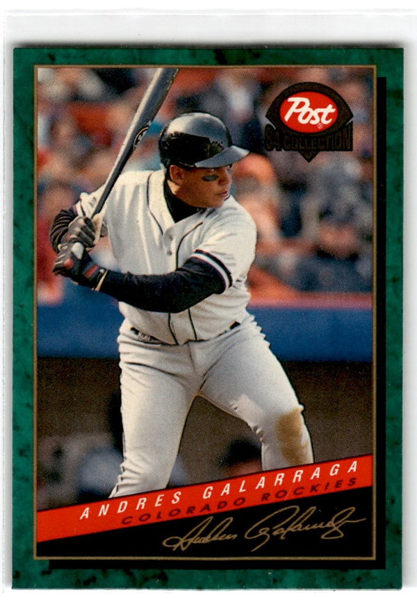 1994 Post Cereal Andres Galarraga #23