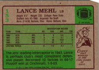 1984 Topps Lance Mehl #153 VG
