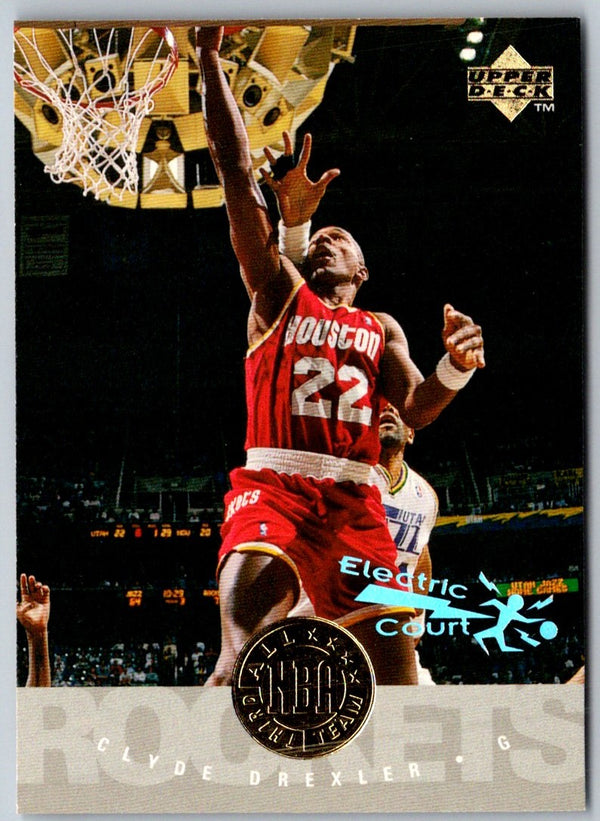 1995 Upper Deck Electric Court Clyde Drexler #180