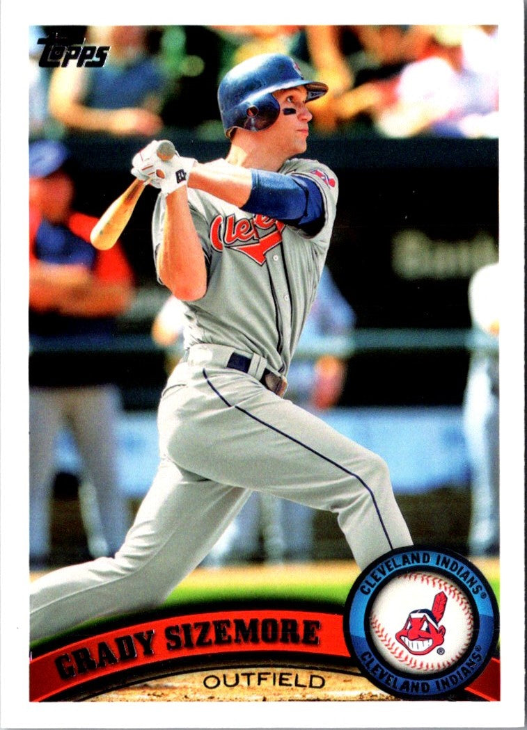 2011 Topps Cleveland Indians Grady Sizemore