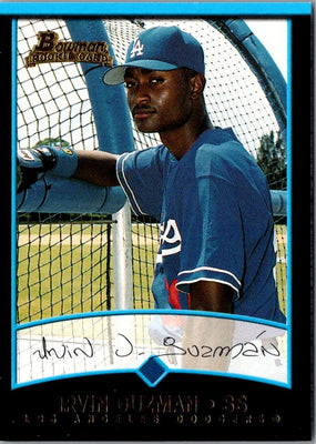 2001 Bowman Draft Picks & Prospects Irvin Guzman #BDP95 Rookie