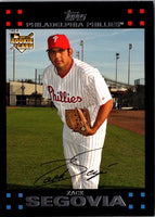 2007 Topps Zack Segovia #377