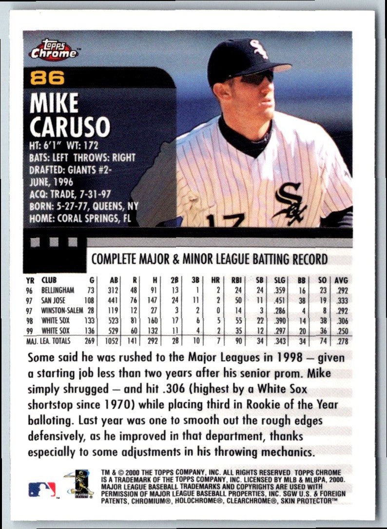 2000 Topps Mike Caruso