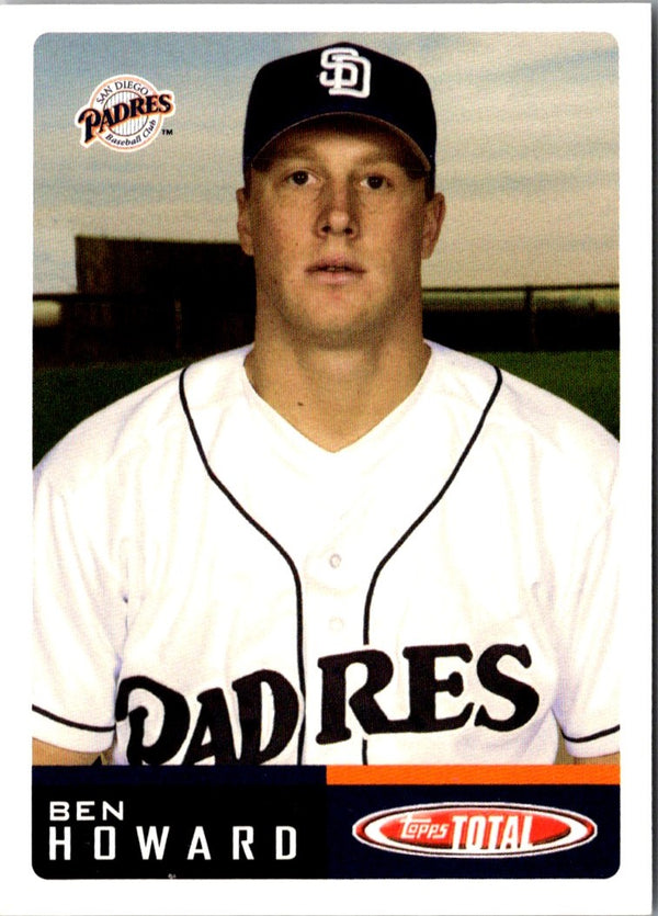 2002 Topps Total Ben Howard #228 Rookie