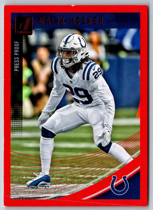 2018 Donruss Press Proof Blue Malik Hooker #126