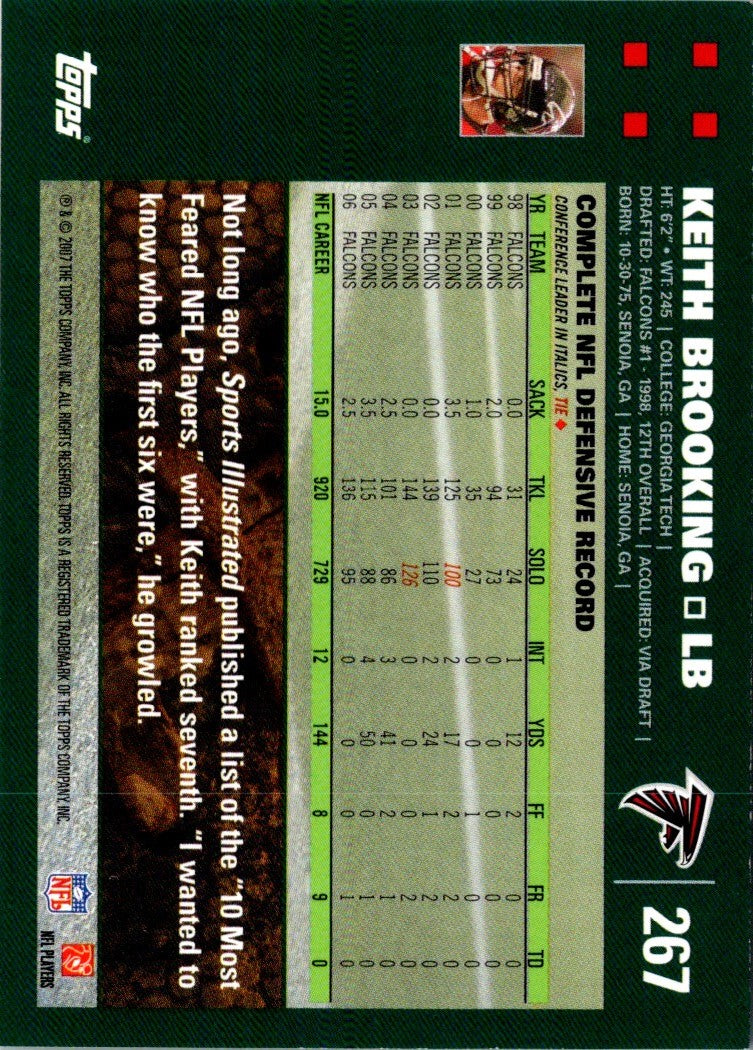 2007 Topps Keith Brooking