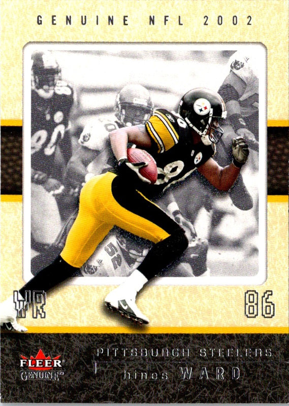2002 Fleer Genuine Hines Ward #26