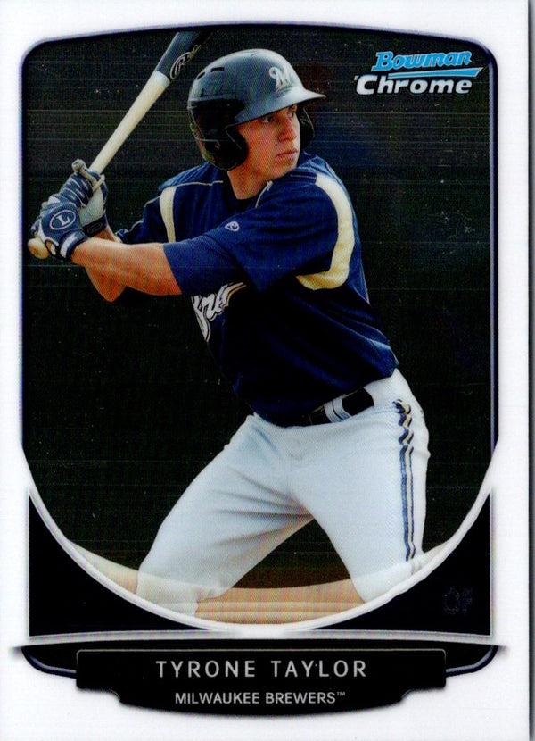 2013 Bowman Chrome Prospects Tyrone Taylor #BCP158